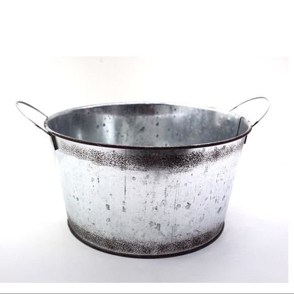 Galvanized Pumpkins Decorative Bucket - Picture 3 of 4